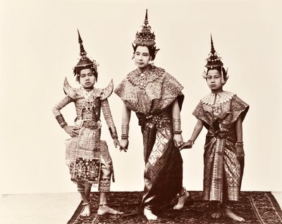 Klassieke Thaise Dansers, c.1900 door Robert Lenz